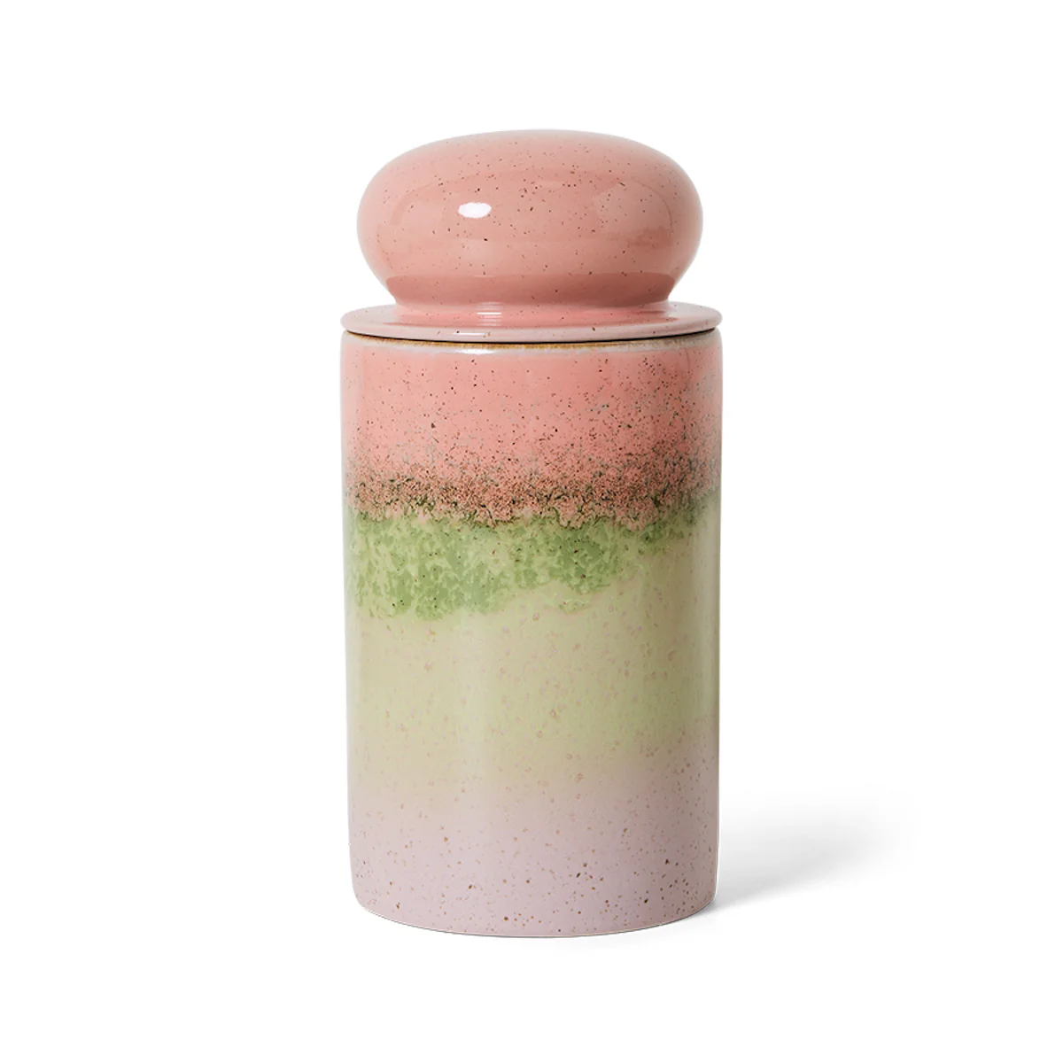 70s Ceramics: Storage Jar: Glaze