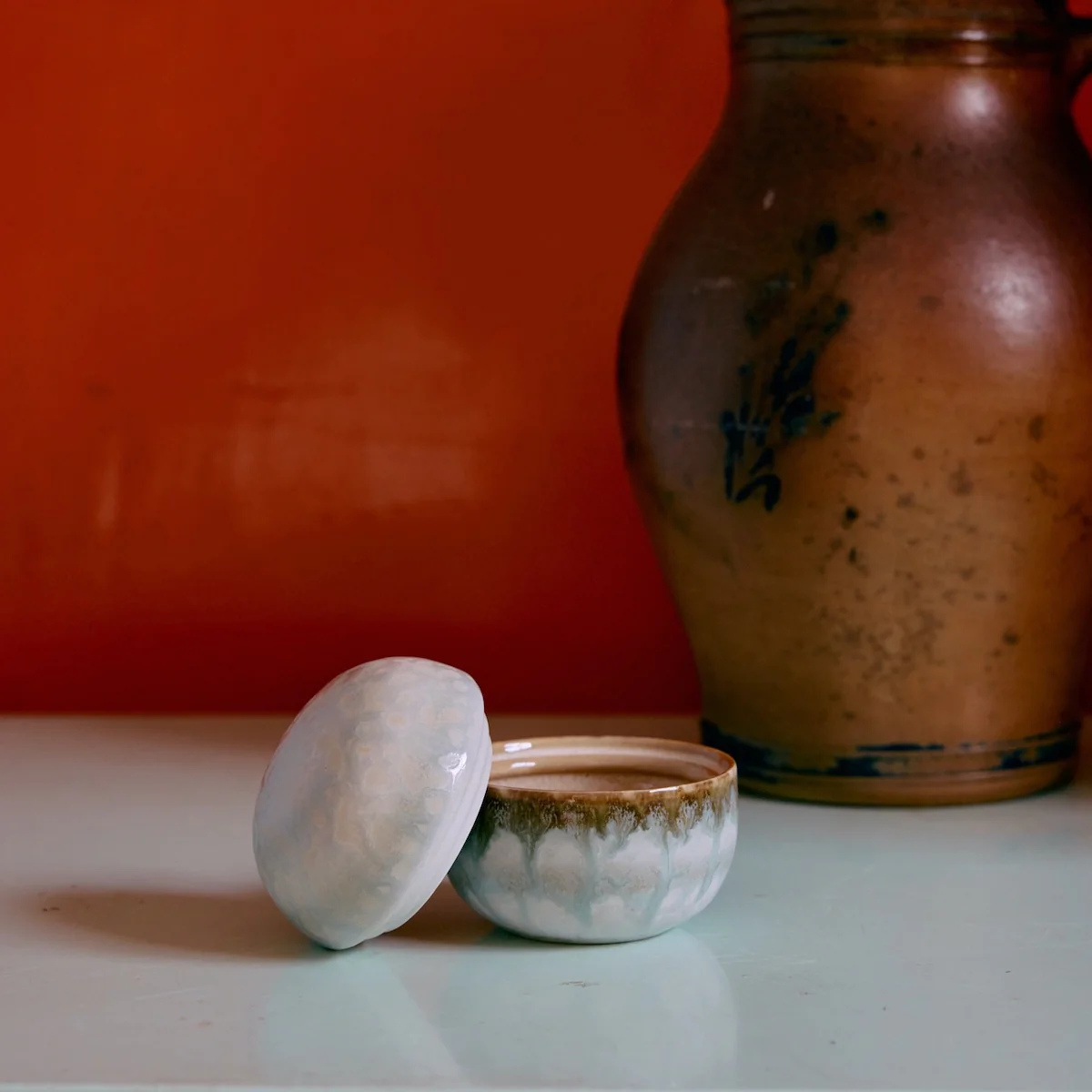 Pre-order 70s Ceramics: Sugar Pot Petal - Image 2