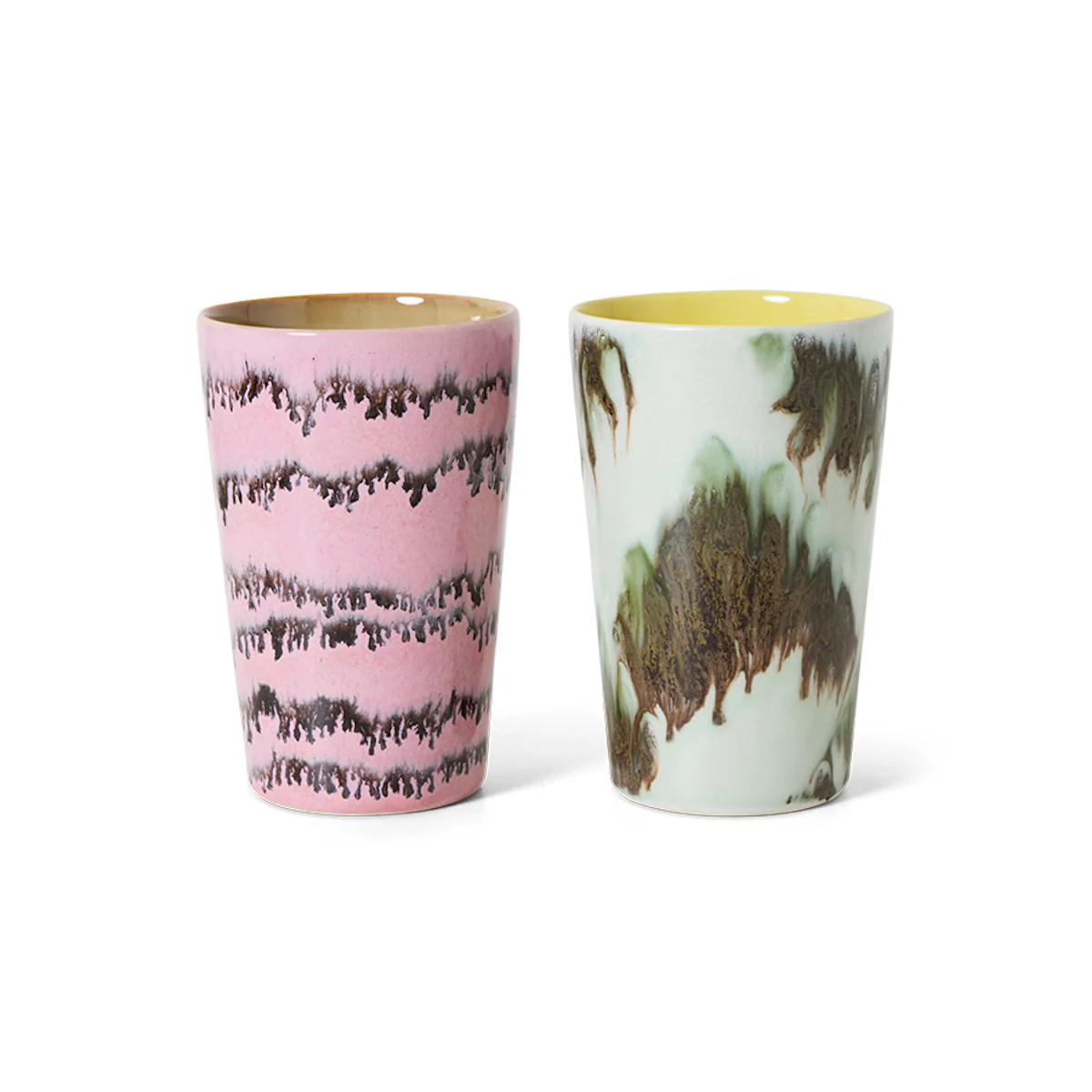 Pre-order 70s Ceramics: Tea Mugs Baroque, Set of 2