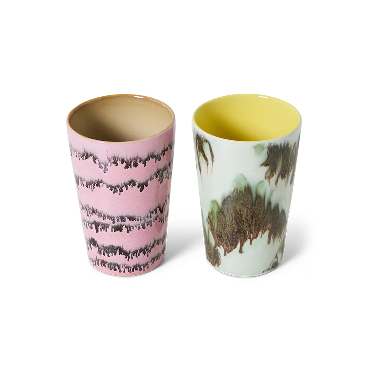 Pre-order 70s Ceramics: Tea Mugs Baroque, Set of 2 - Image 3