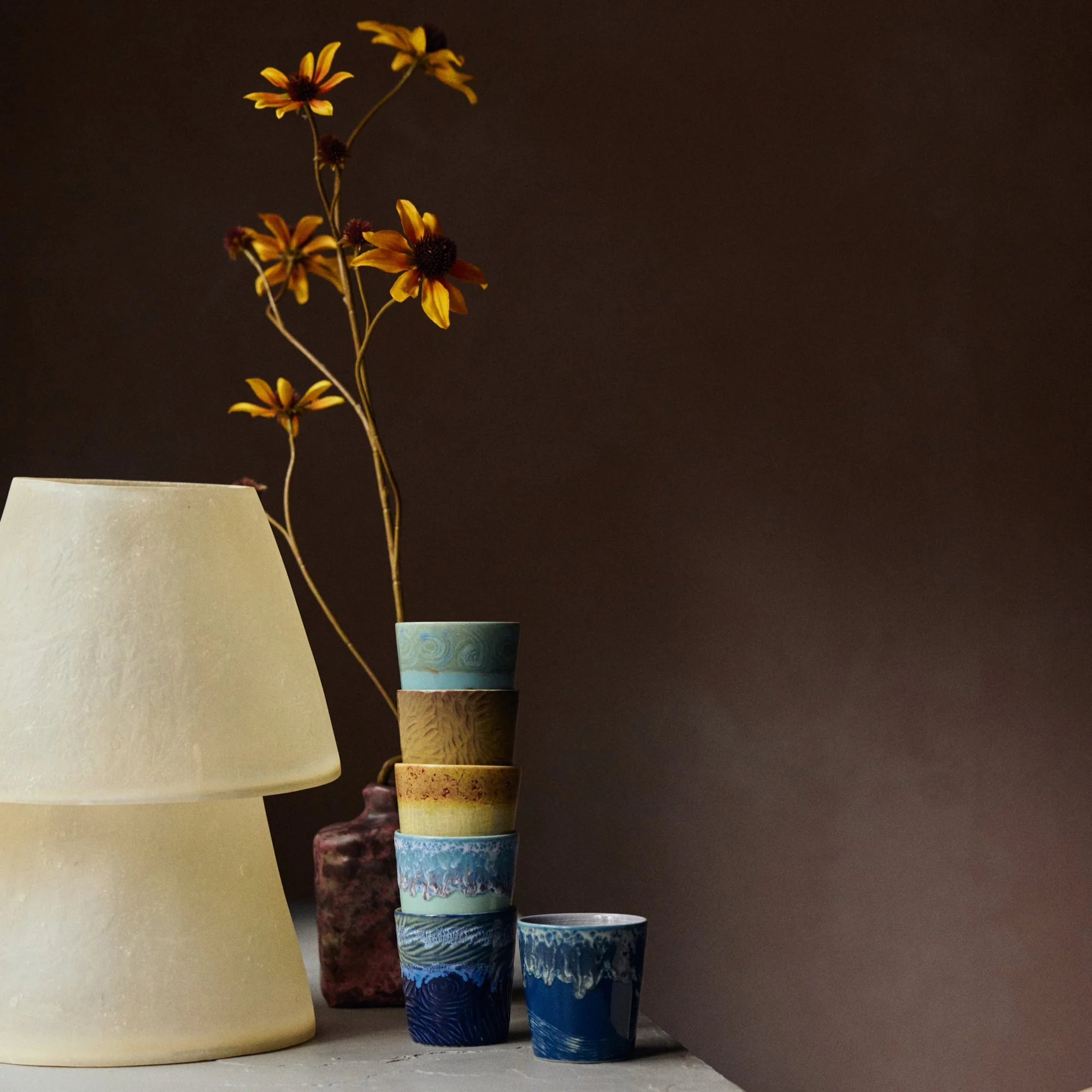 70s Ceramics: Van Gogh Coffee Mugs: Self Portrait - Image 4