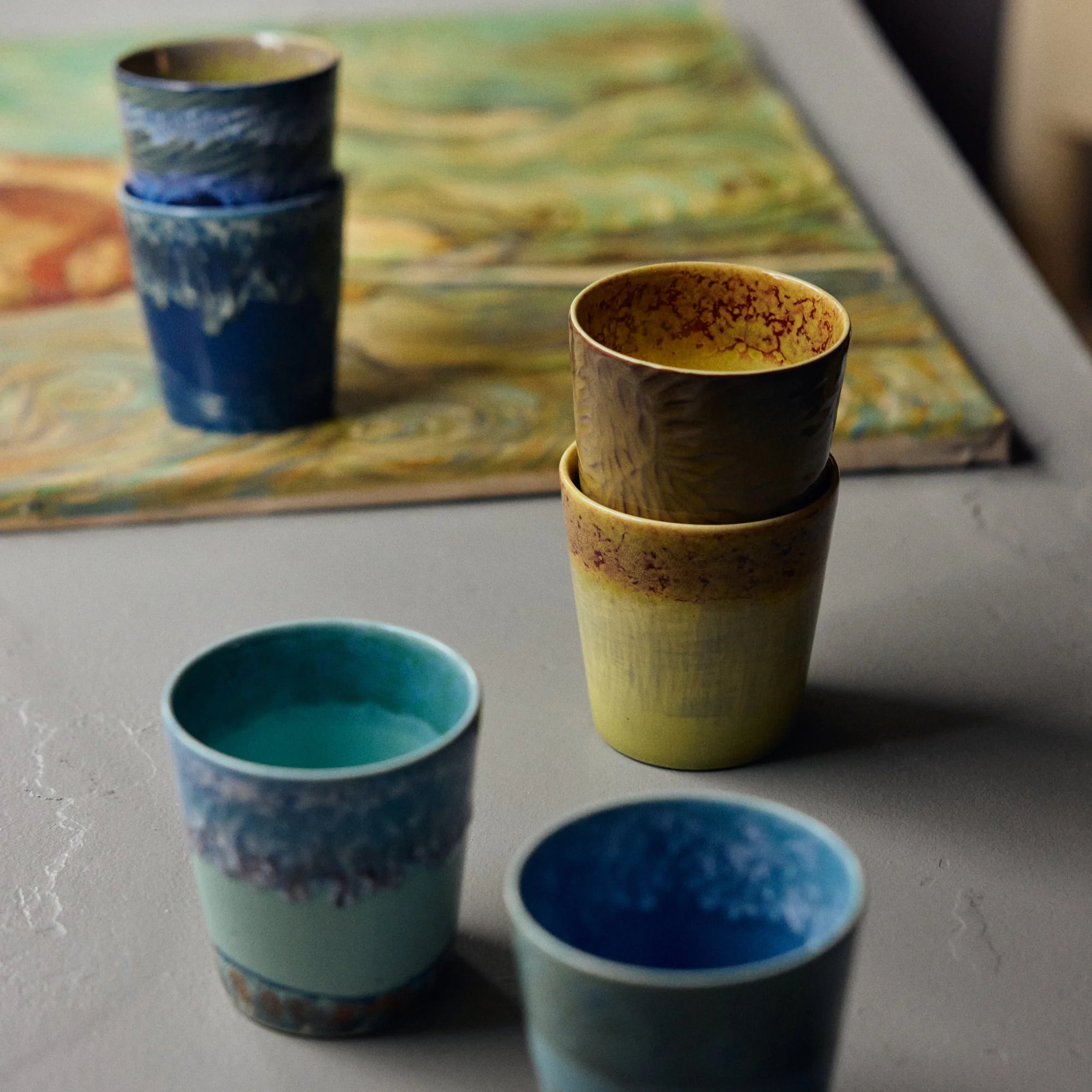 70s Ceramics: Van Gogh Coffee Mugs: Self Portrait - Image 5