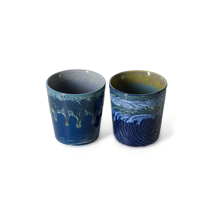70s Ceramics: Van Gogh Coffee Mugs: Starry Night - Image 8