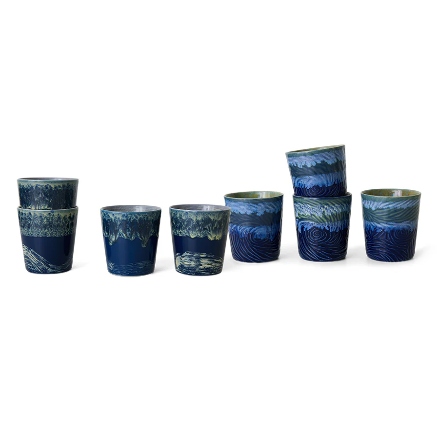 70s Ceramics: Van Gogh Coffee Mugs: Starry Night - Image 9