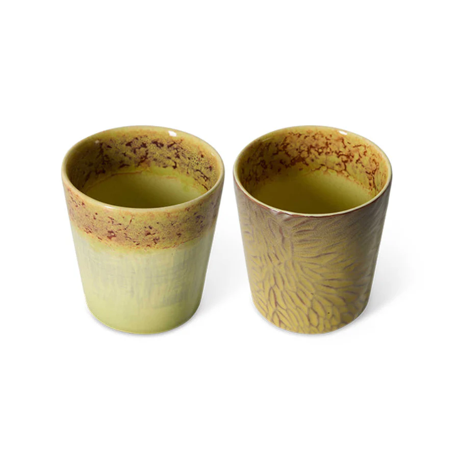 70s Ceramics: Van Gogh Coffee Mugs: Sunflowers, set of 2 - Image 9