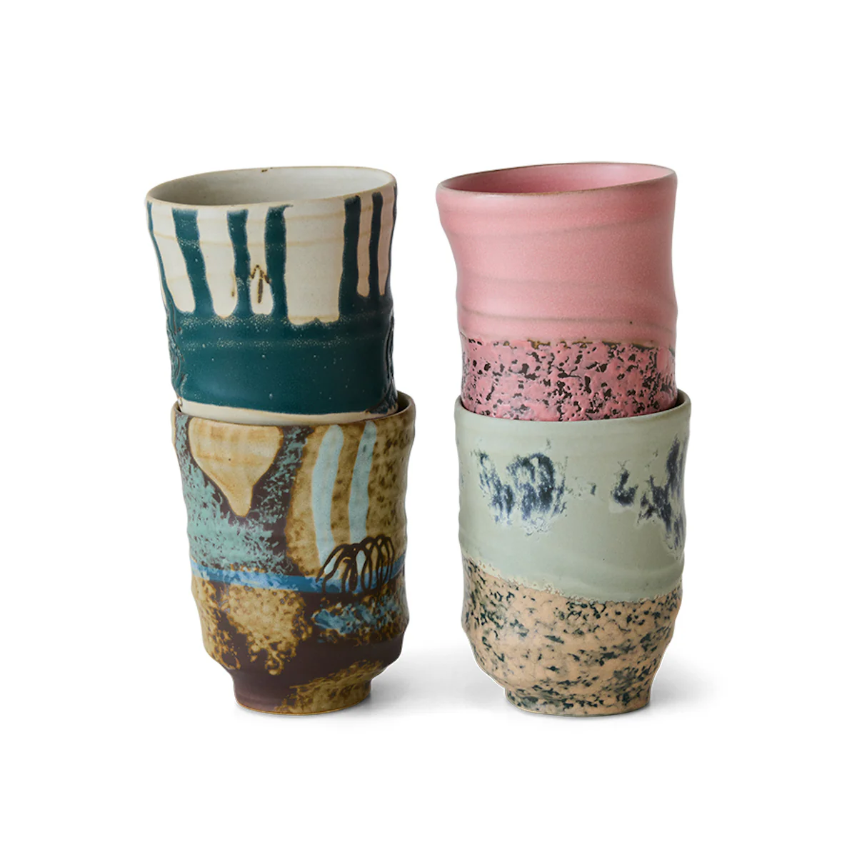Artist Ceramics: Coffee Mugs Set of 4 - Image 2