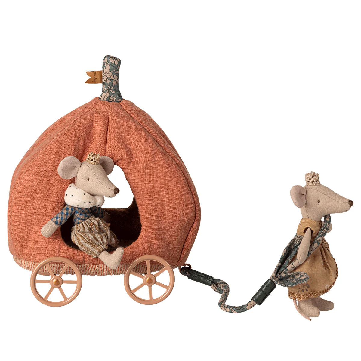Pumpkin Carriage Mouse - Blue Tip - Image 3