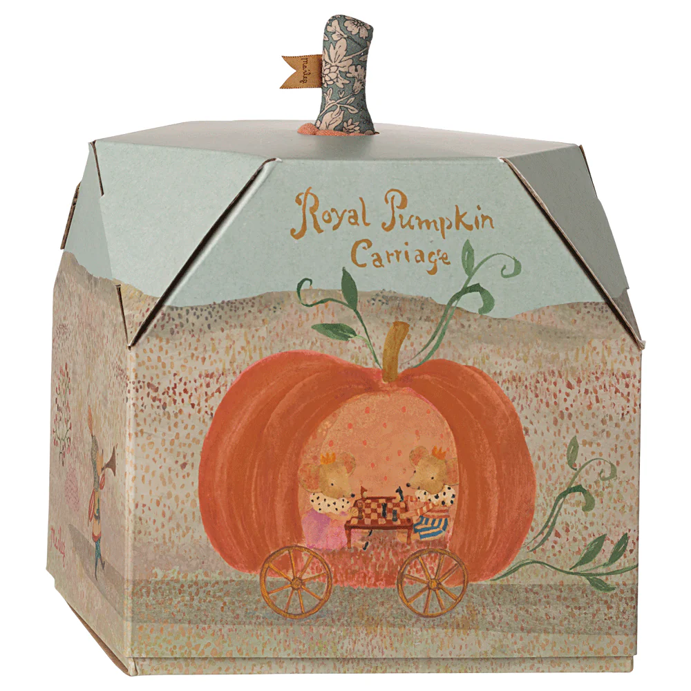 Pumpkin Carriage Mouse - Blue Tip - Image 4