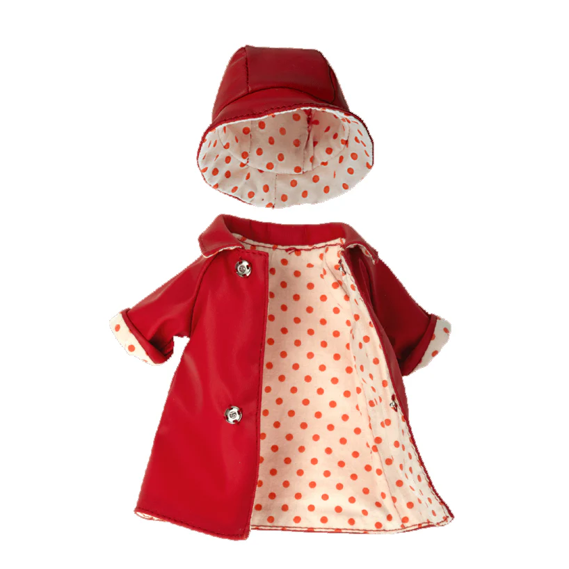 Rain coat w. Hat Teddy Mum - Image 3