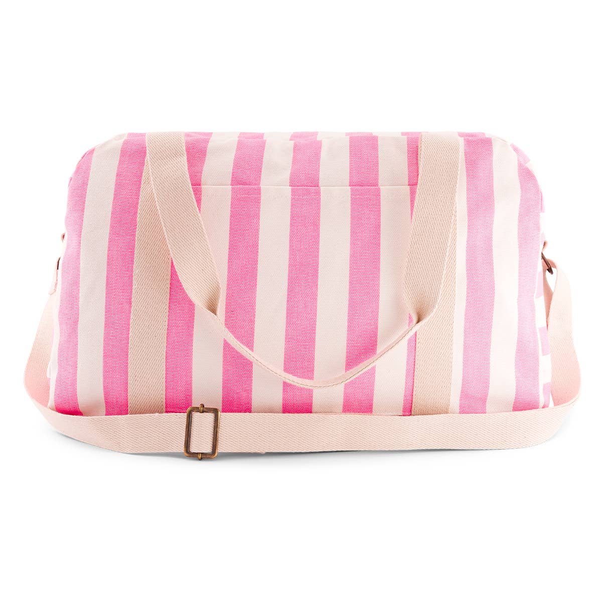 RAPHAEL DIAPER BAG - WEEKEND BAG STRIPES NEON PINK: NEON PINK / Stripe / L22*W42*H28