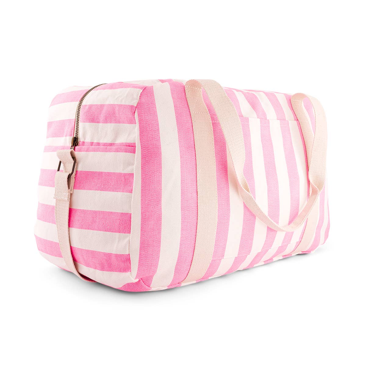 RAPHAEL DIAPER BAG - WEEKEND BAG STRIPES NEON PINK: NEON PINK / Stripe / L22*W42*H28 - Image 8