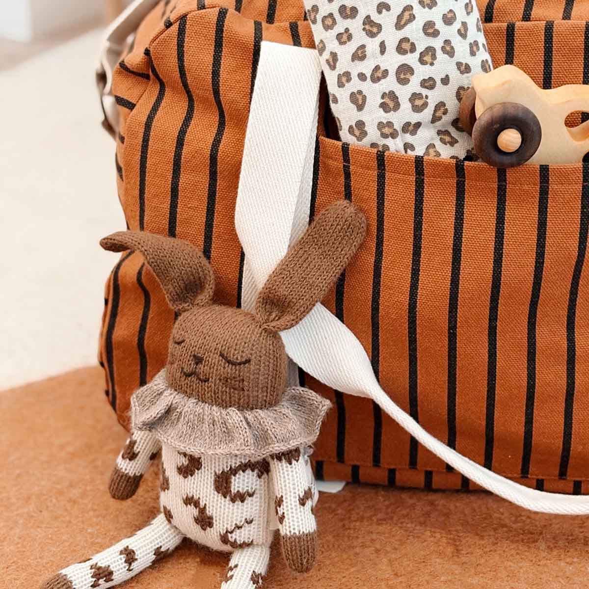 RAPHAEL DIAPER BAG - WEEKEND BAG TENNIS GINGER - Image 4