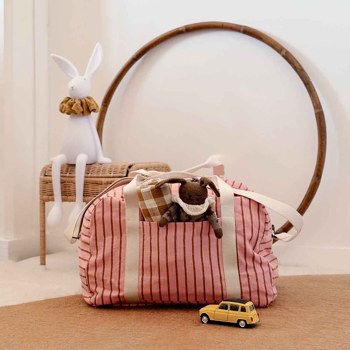 RAPHAEL DIAPER BAG - WEEKEND BAG TENNIS STRAWBERRY - Image 2