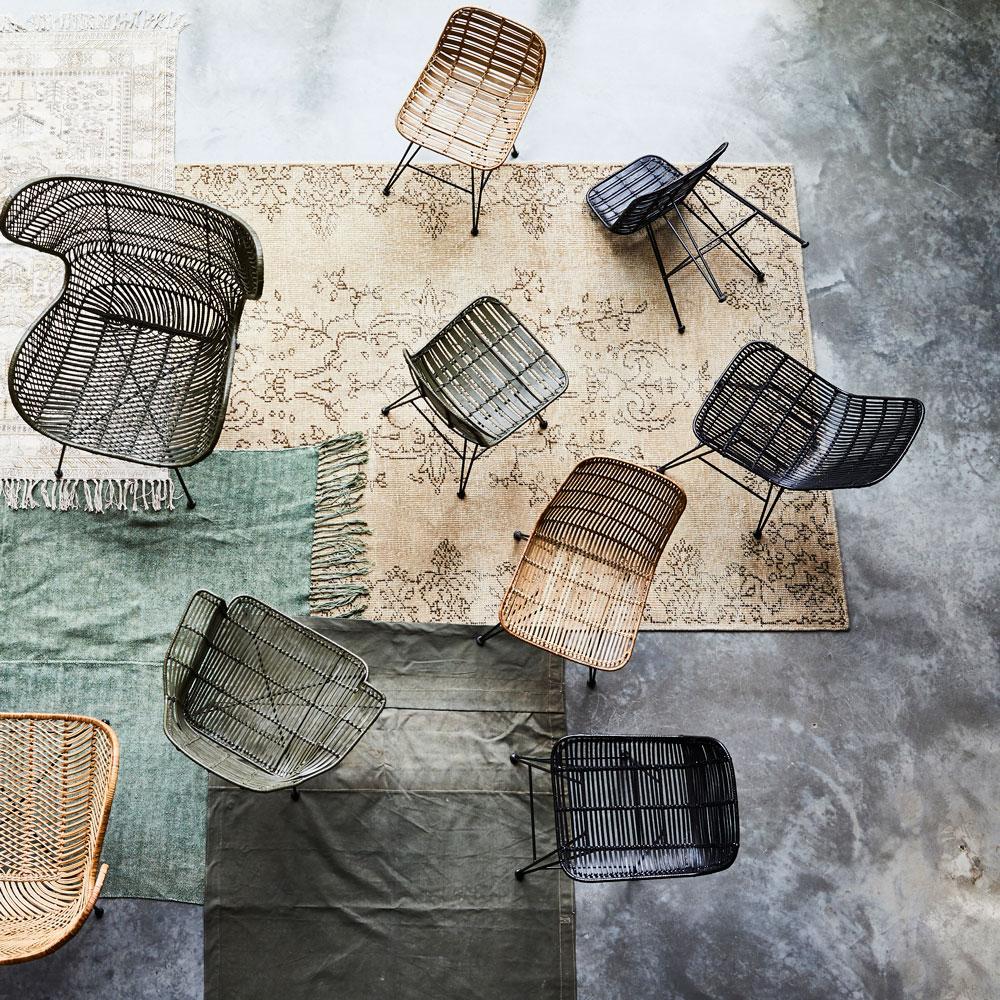 Rattan Dining Chair Natural- last one - Image 3