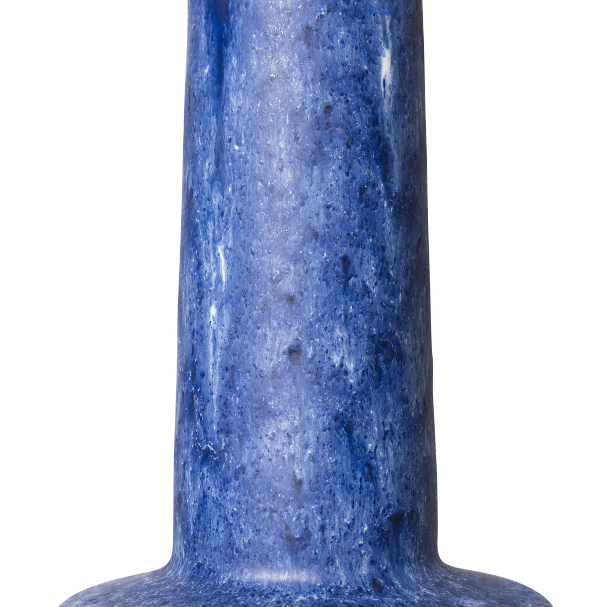 Retro Stoneware Lamp Base Blue - Image 4
