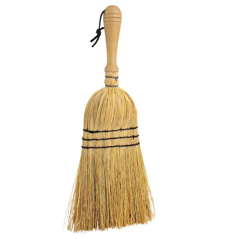 Rice Straw Brush With Wooden Handle