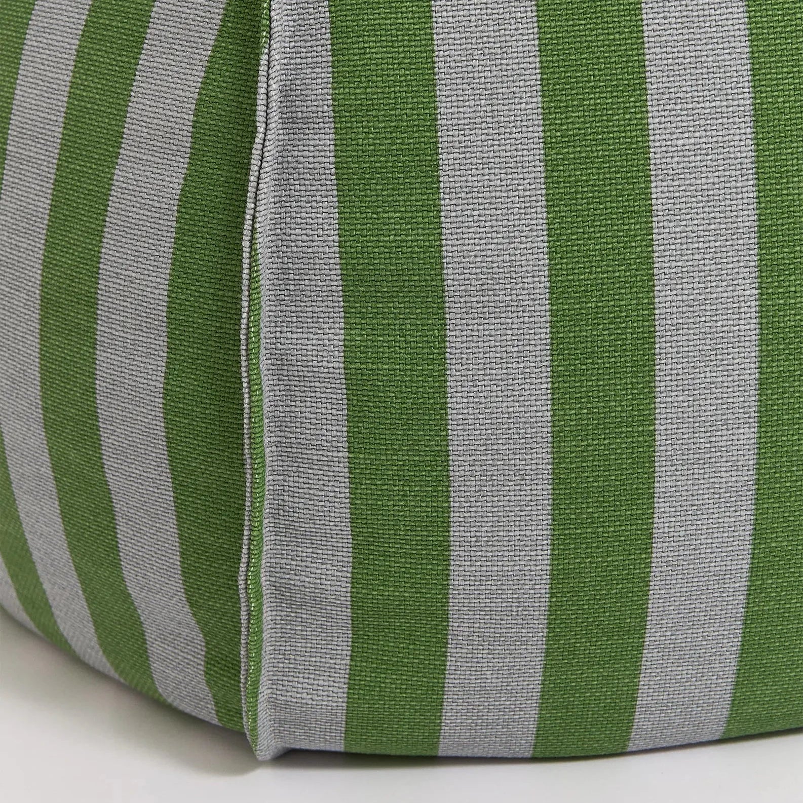 Round Beanbag - Kid Size -  Vibes - Green Blue Stripes - Image 3