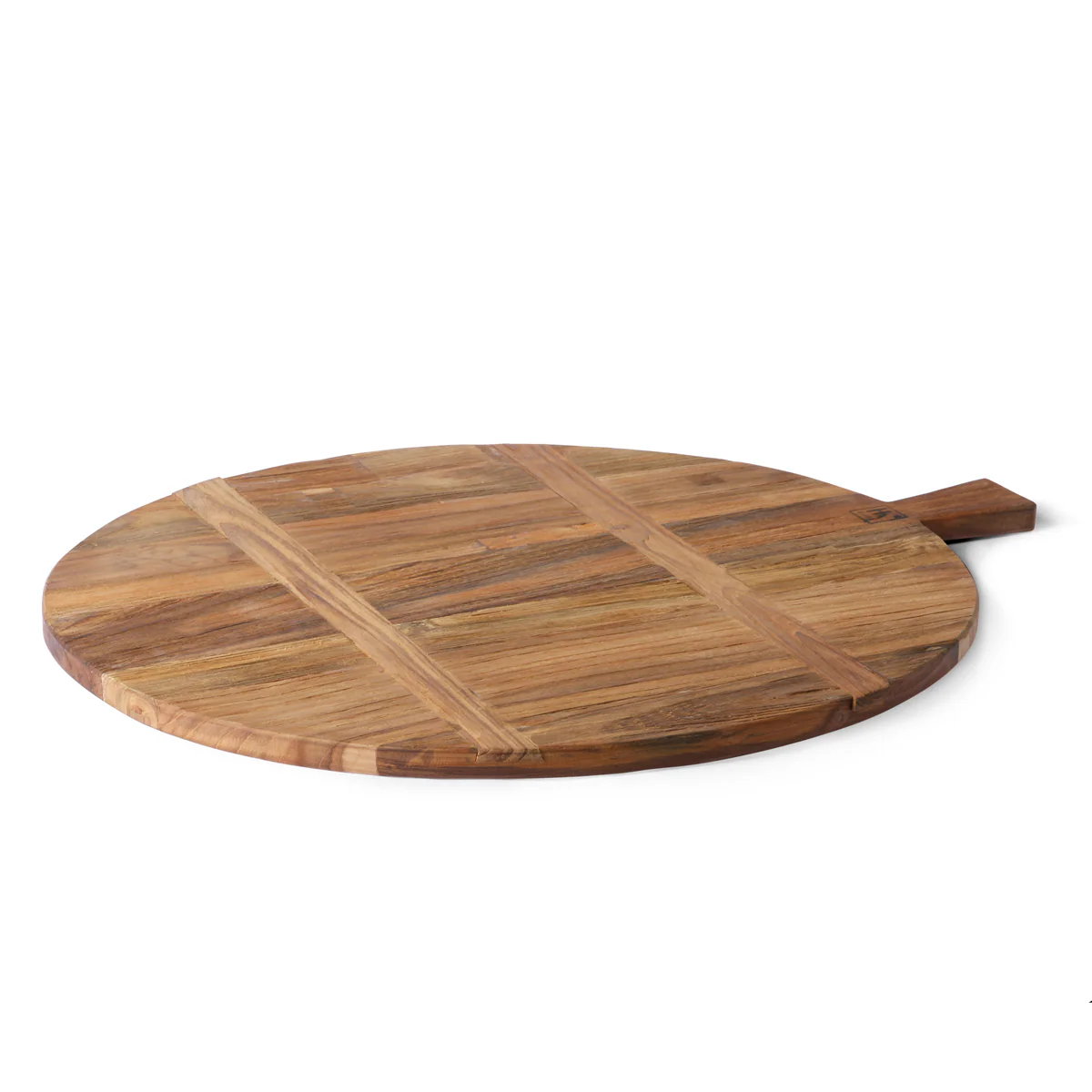 Round Large Bread Board Reclaimed Teak Ø50cm - Image 3