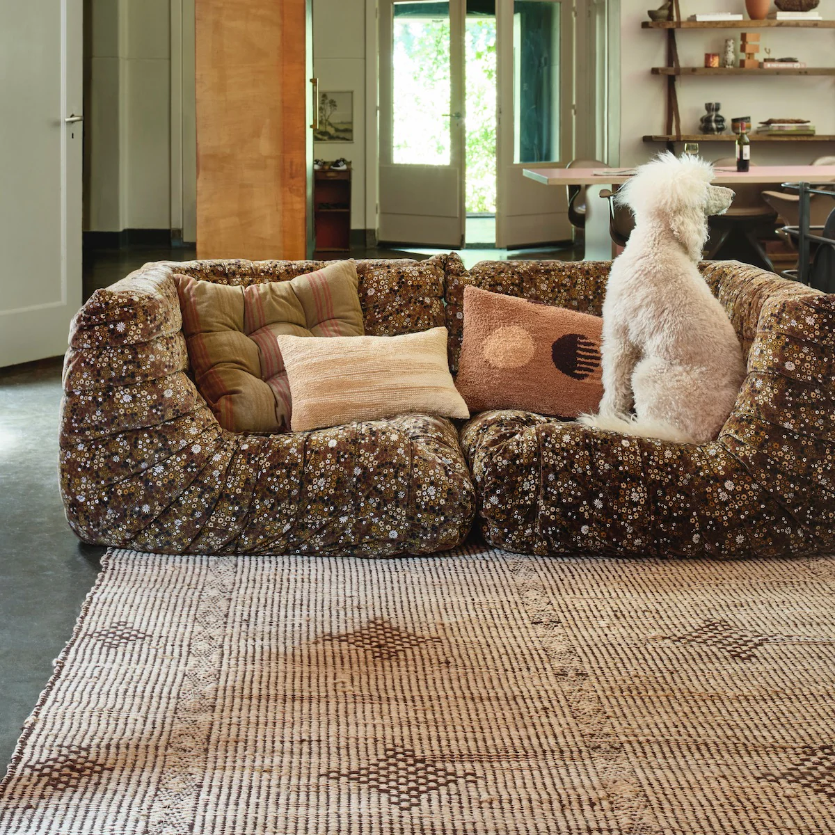 Rustic Jute Rug 200x200cm - Image 2