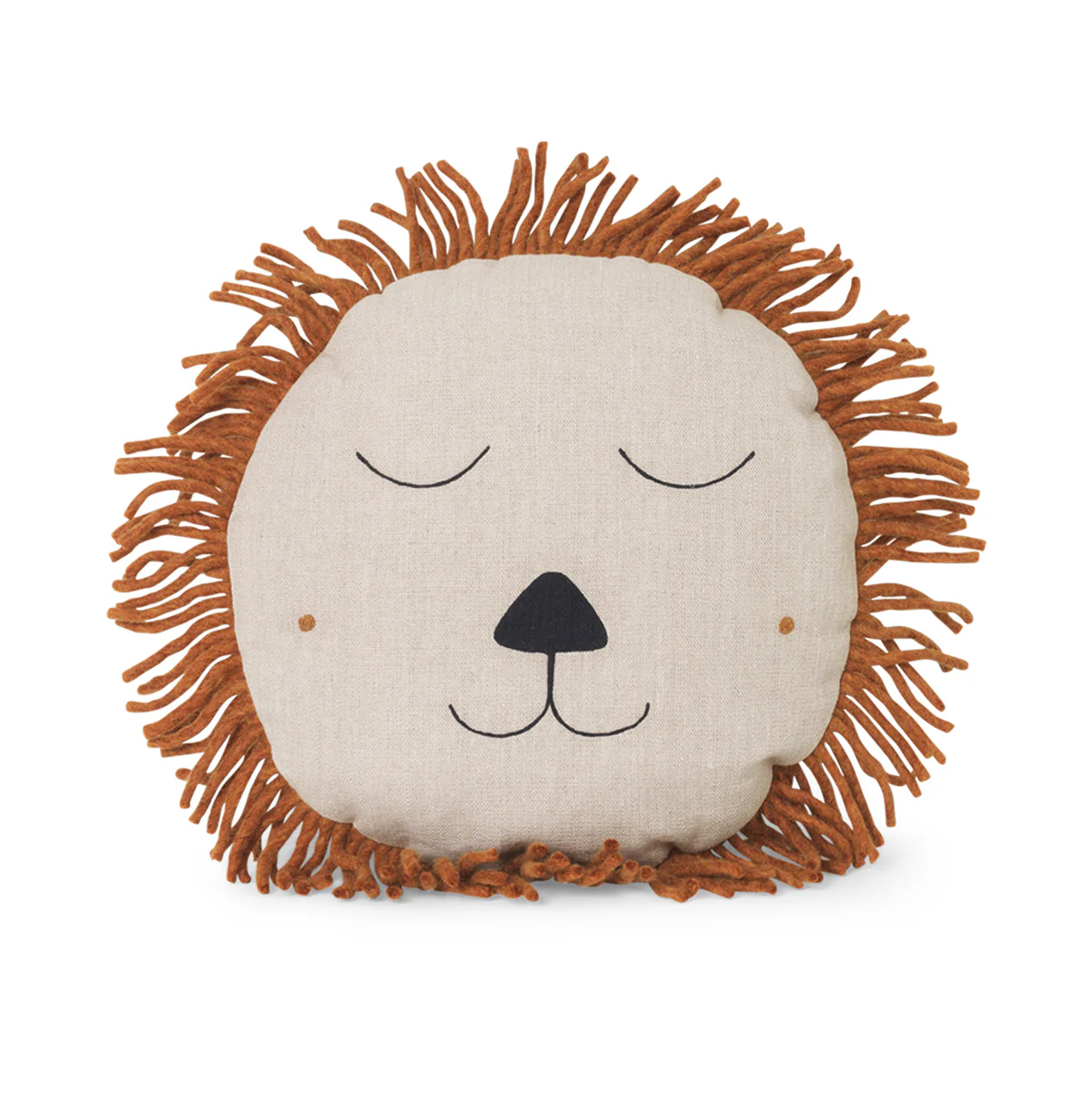 Safari Cushion - Lion - Natural