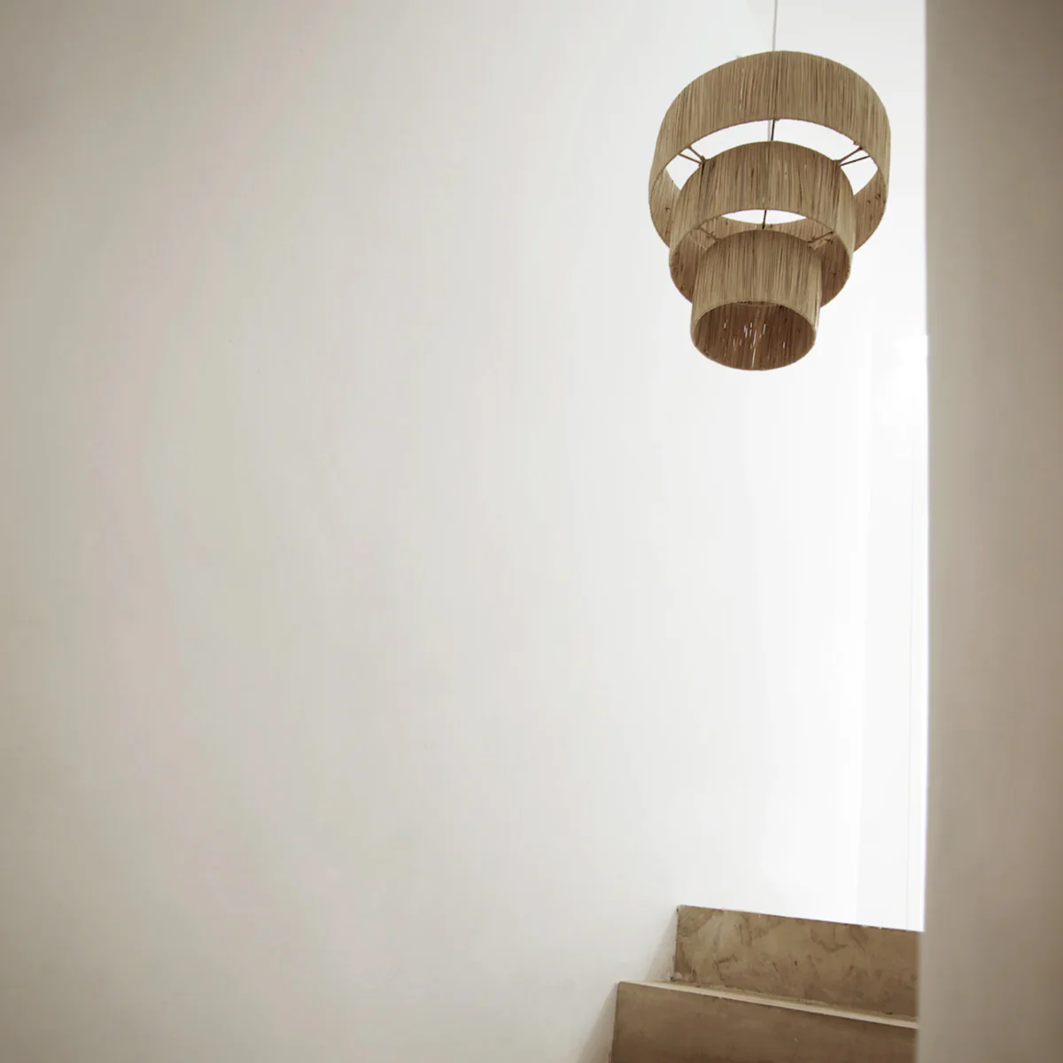 Woven Palm Leaves Large Pendant Shade 75cm - Image 3