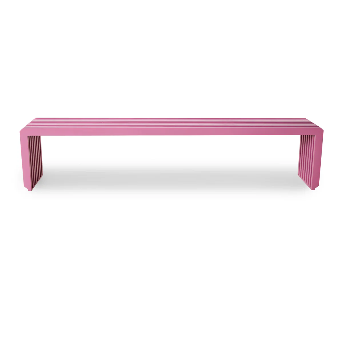 Slatted Bench Hot Pink - Image 4