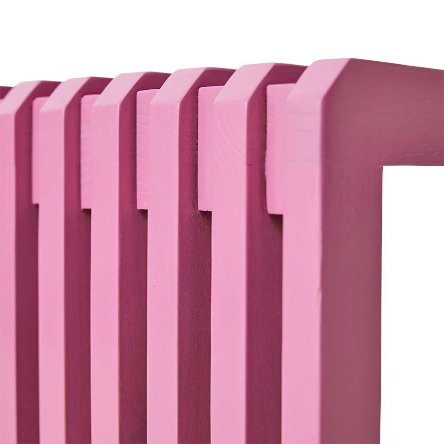 Slatted Bench Hot Pink - Image 5