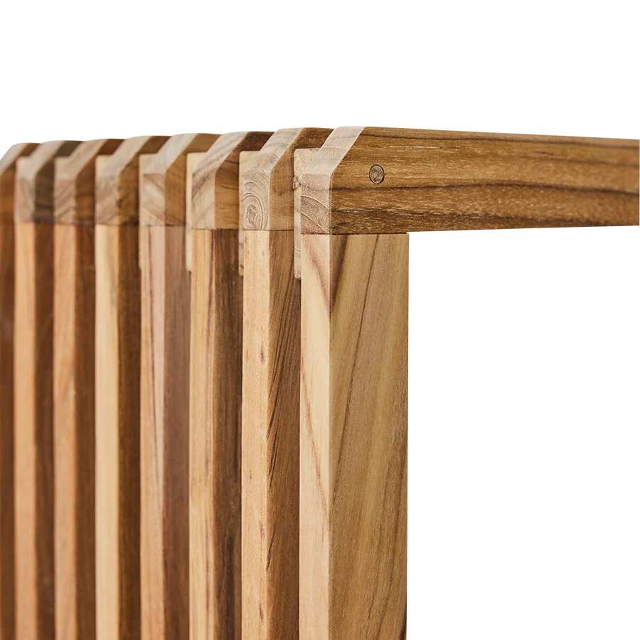 Slatted Bench Teak - 3 Sizes Available - Image 11