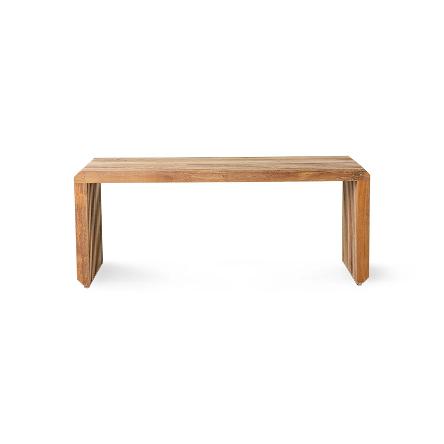 Slatted Bench Teak - 3 Sizes Available - Image 7