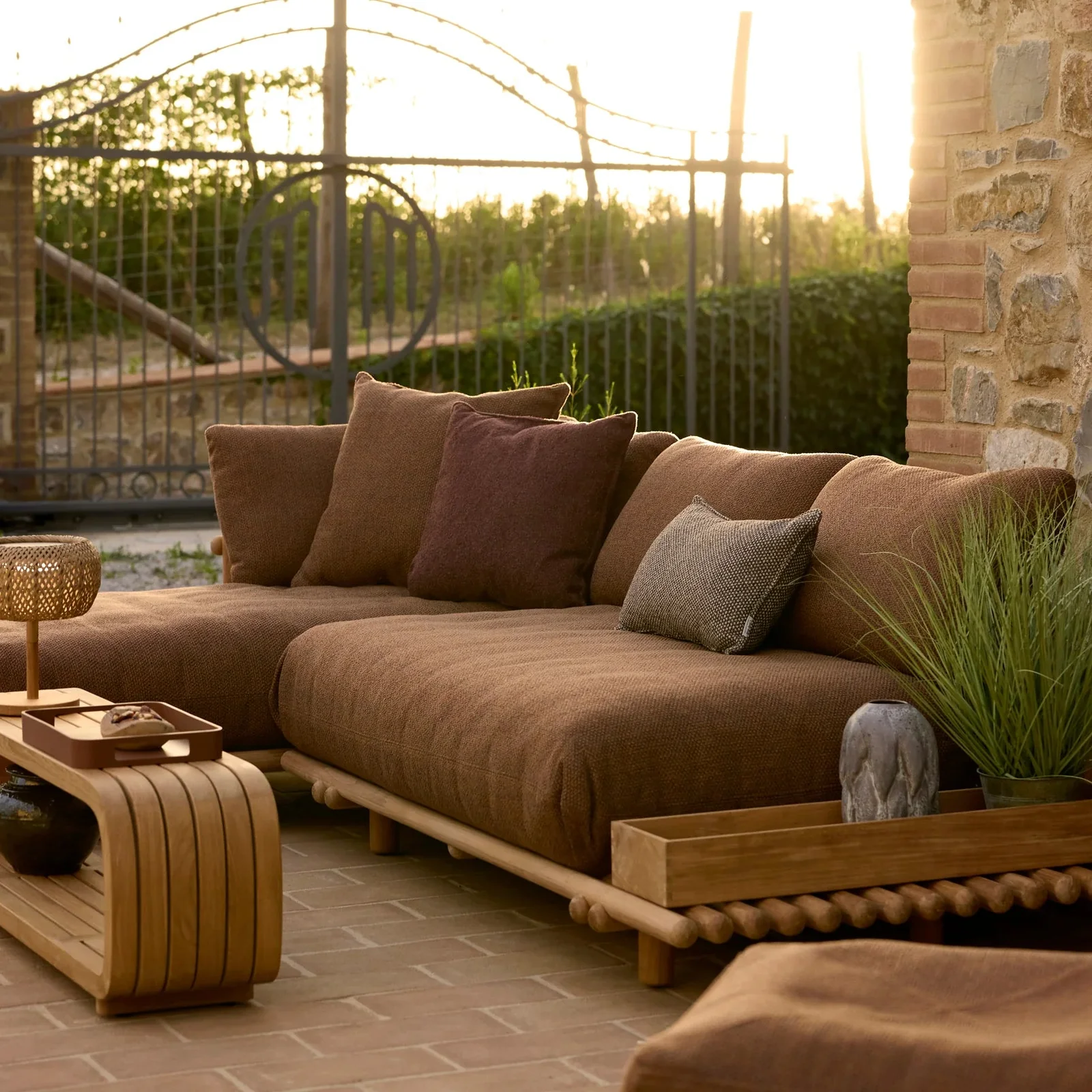 Sticks Platform Corner Sofa 5 colour ways - Image 5
