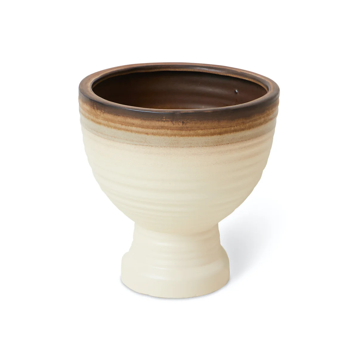 Stoneware Planter Vanilla - Image 3