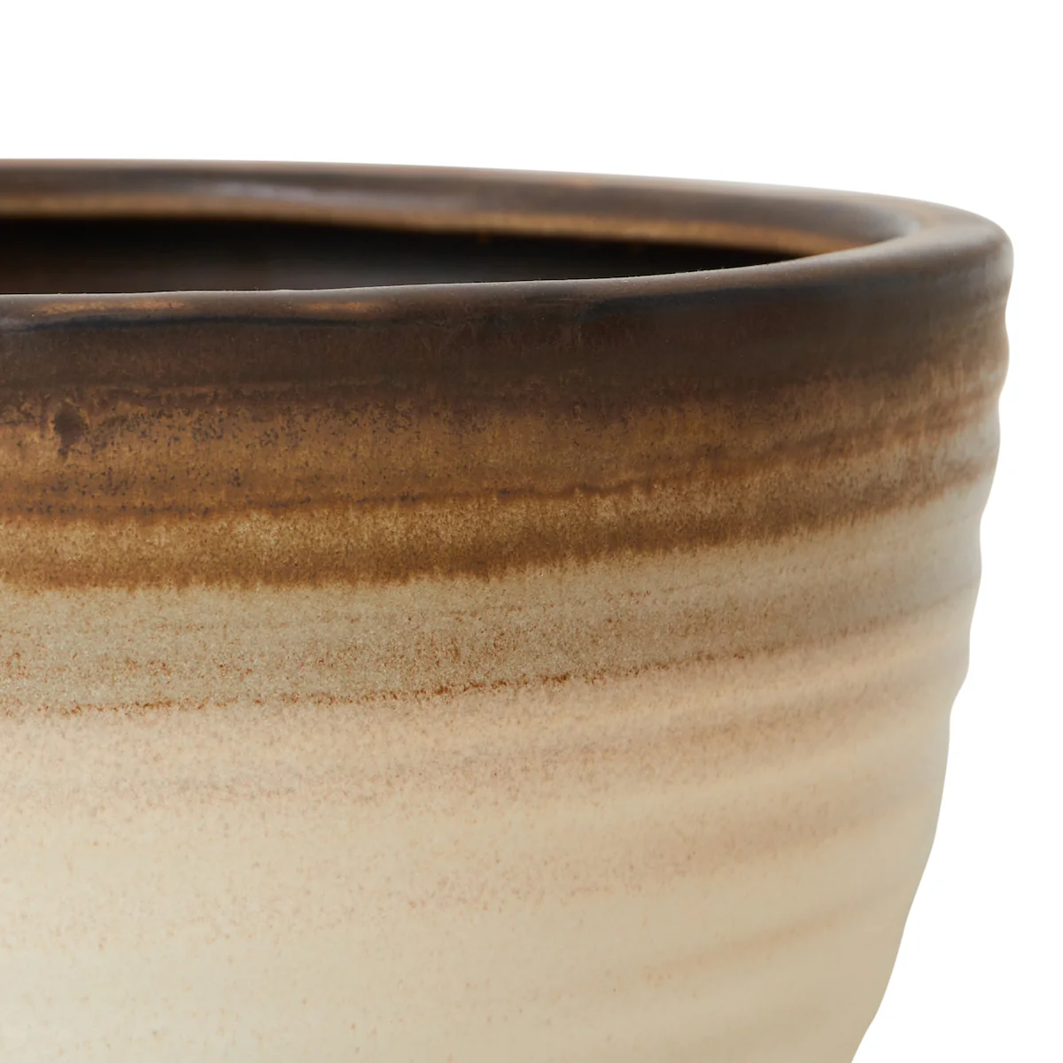 Stoneware Planter Vanilla - Image 4