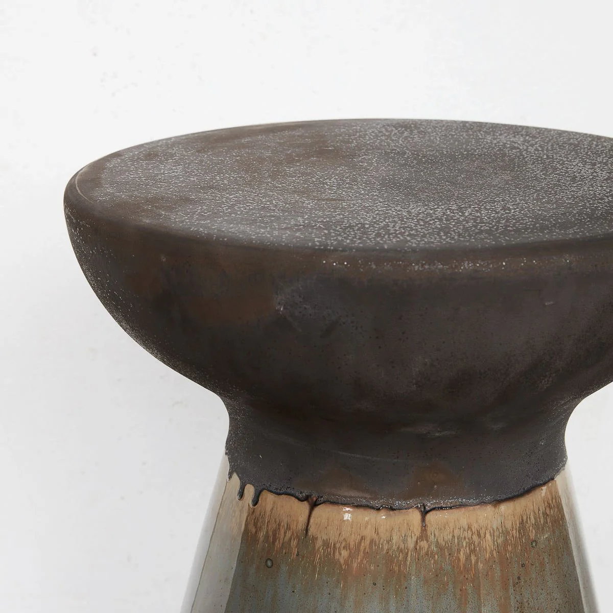 Stool, Pablo, Green/Brown - Image 4