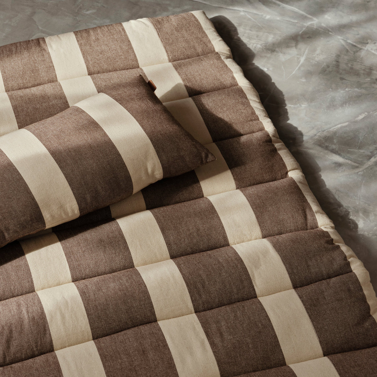 Strand Cushion - Carob Brown/Parchment - Image 2