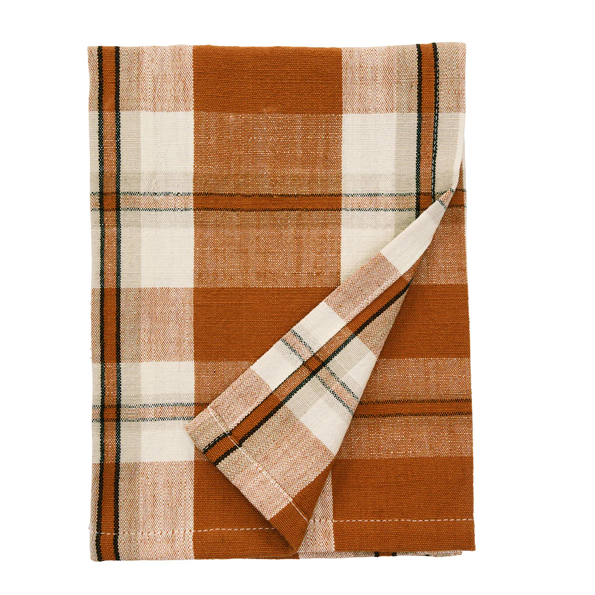 Striped Kitchen Towel - Pumpkin Spice