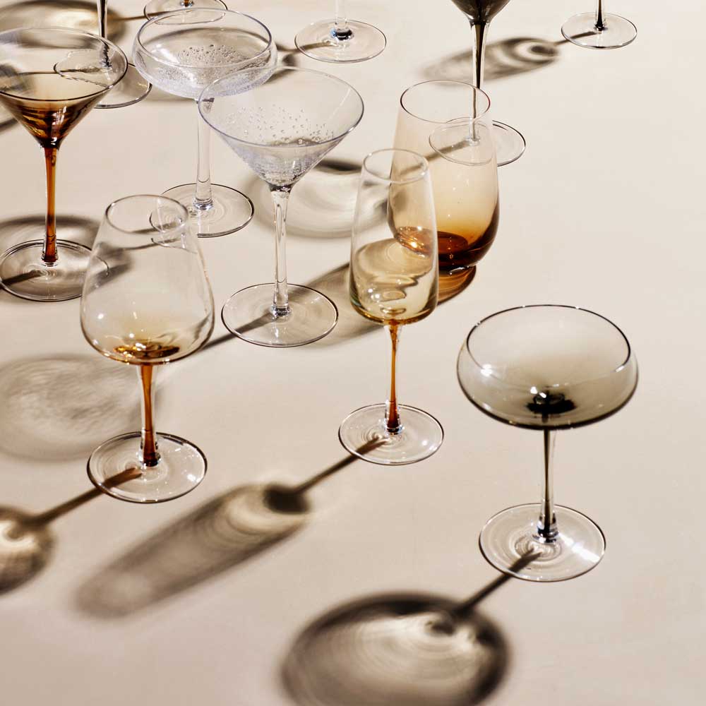 Amber Tall Glass Tumbler - Image 3