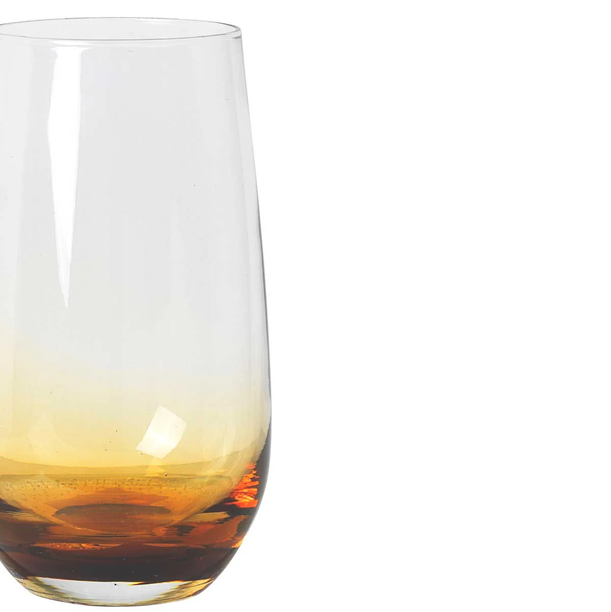 Amber Tall Glass Tumbler - Image 4