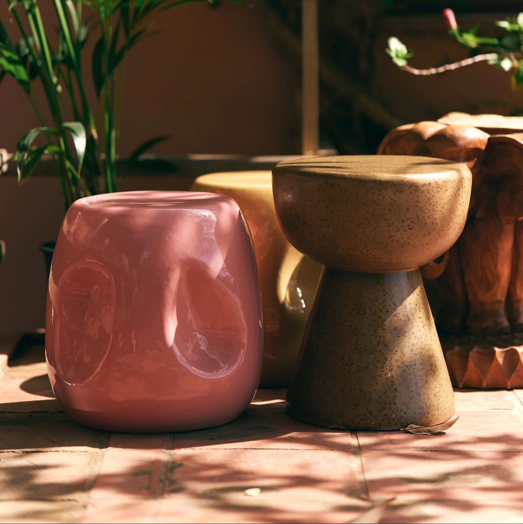 Terrazzo Side Table Pebble - Image 5
