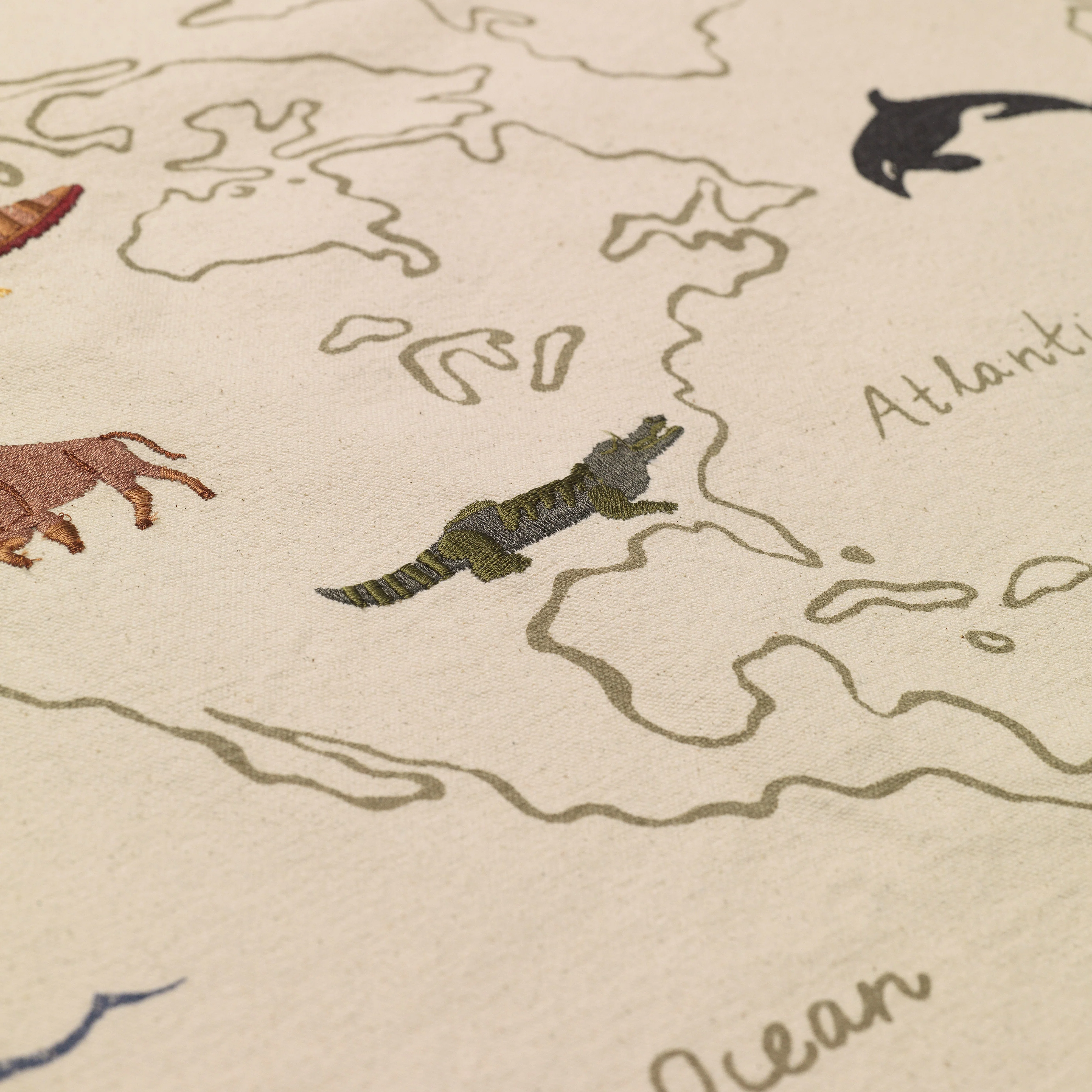 The World Textile Map - Off-White - Image 3