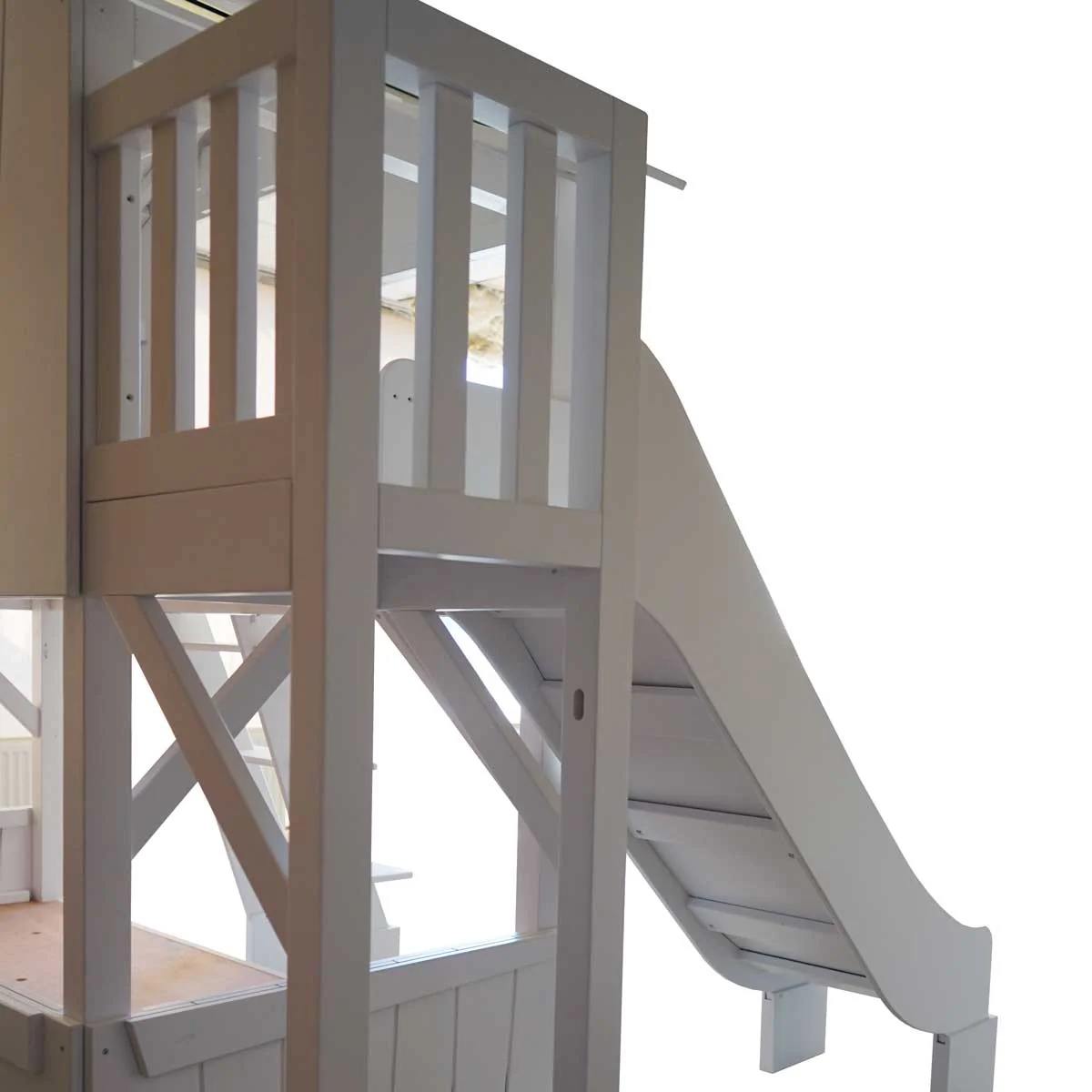 Tree house One Bed with Slide and Side Platform - Image 3