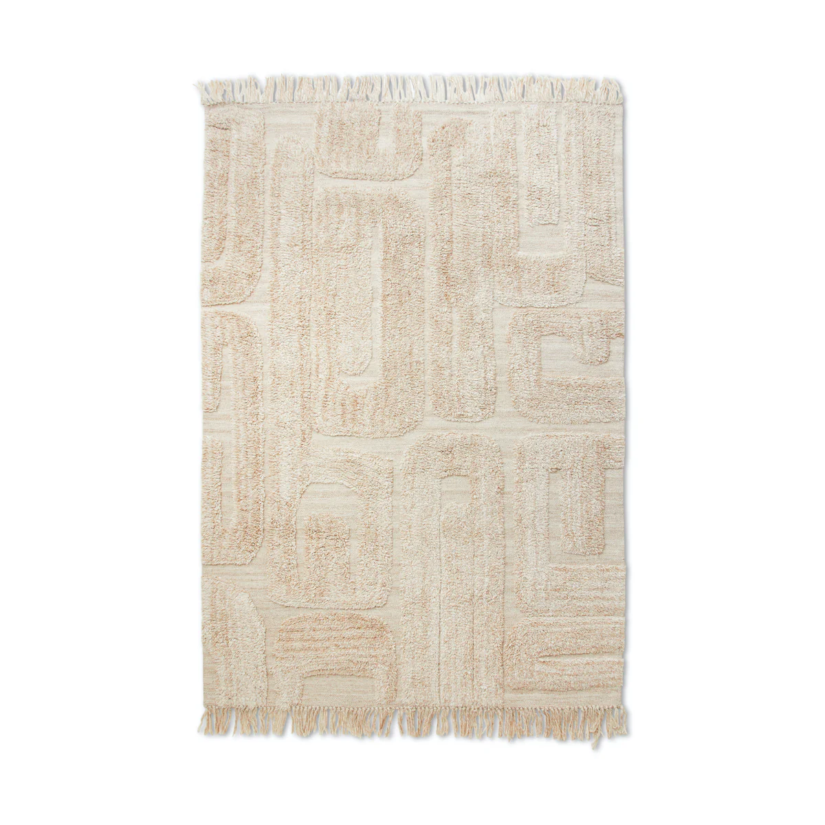 Tufted Rug Limestone, 160x230cm