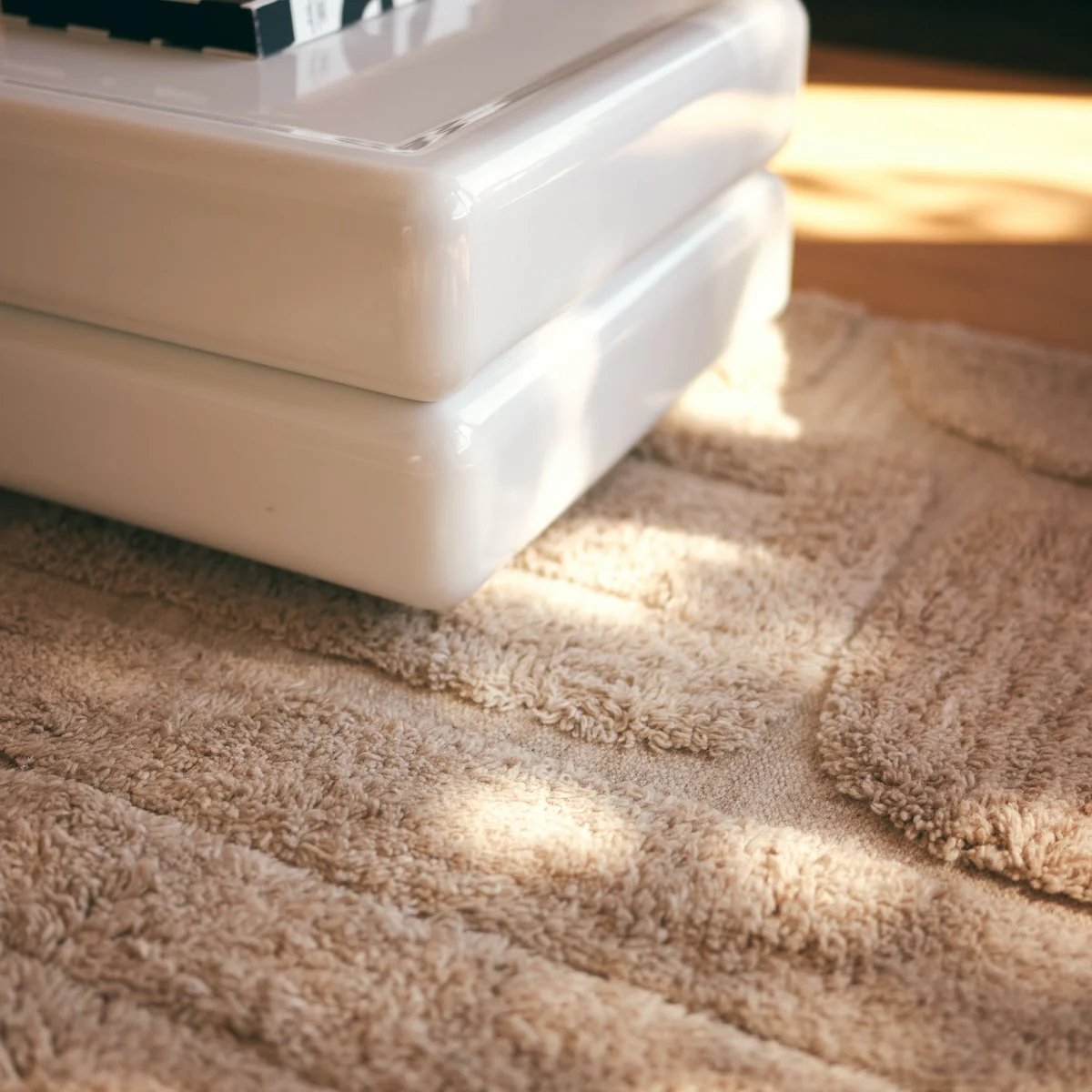 Tufted Rug Limestone, 160x230cm - Image 4