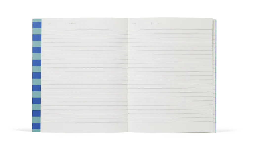 UMA Notebook, Medium - Blue Stripe - Image 3