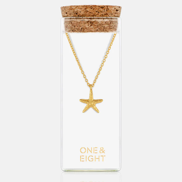 Gold Starfish Necklace