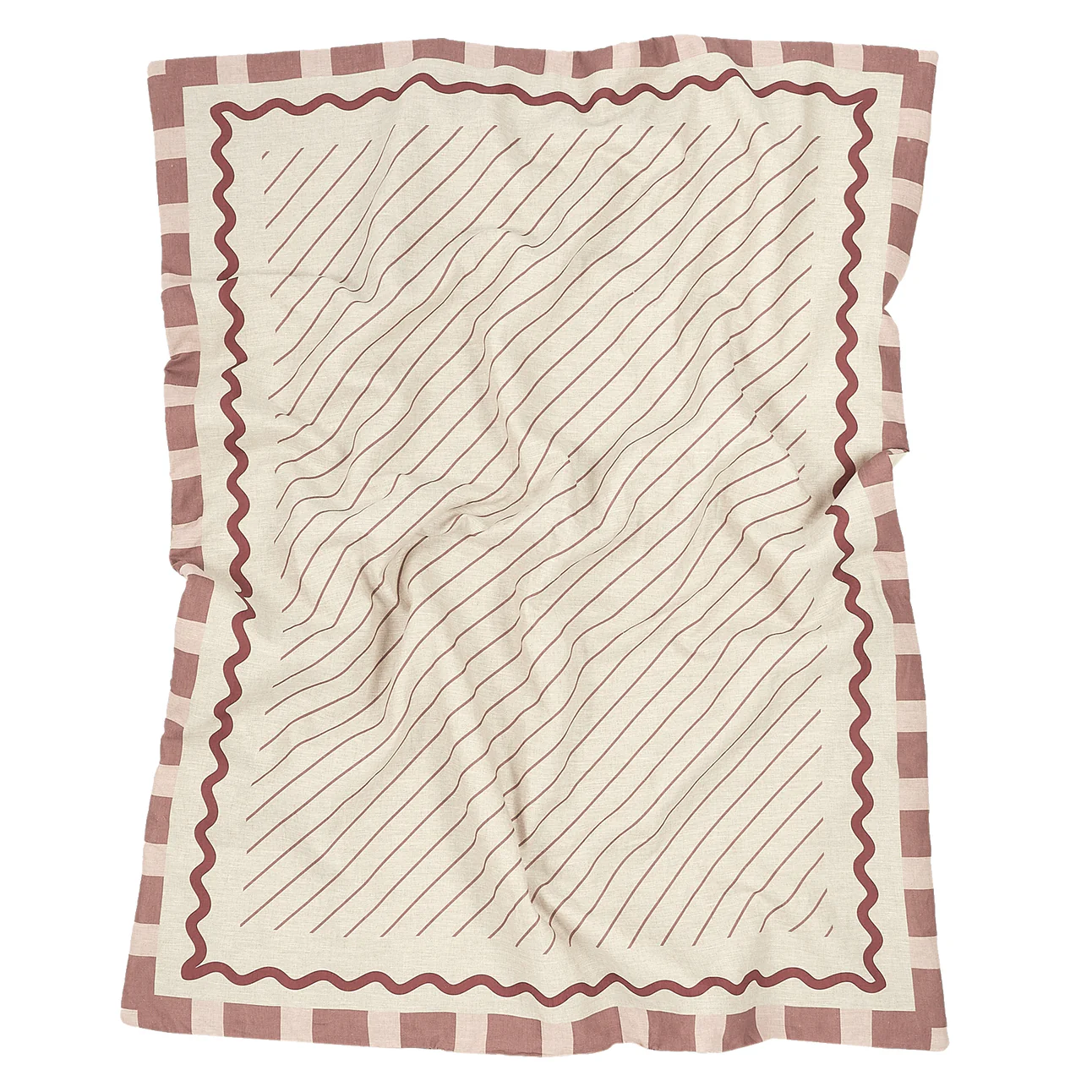 Vibes Quilt French Linen Maroon - Image 3