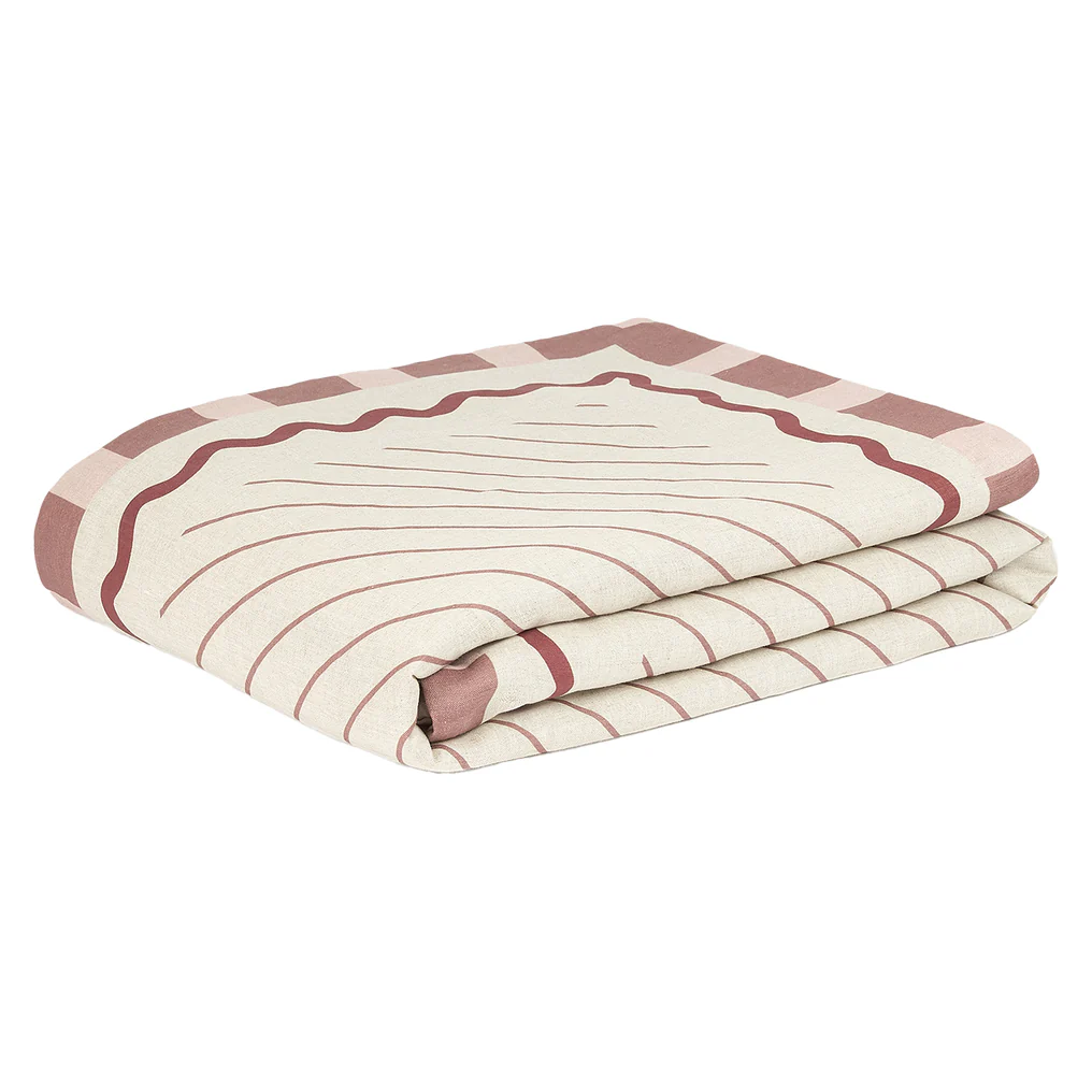 Vibes Quilt French Linen Maroon - Image 4
