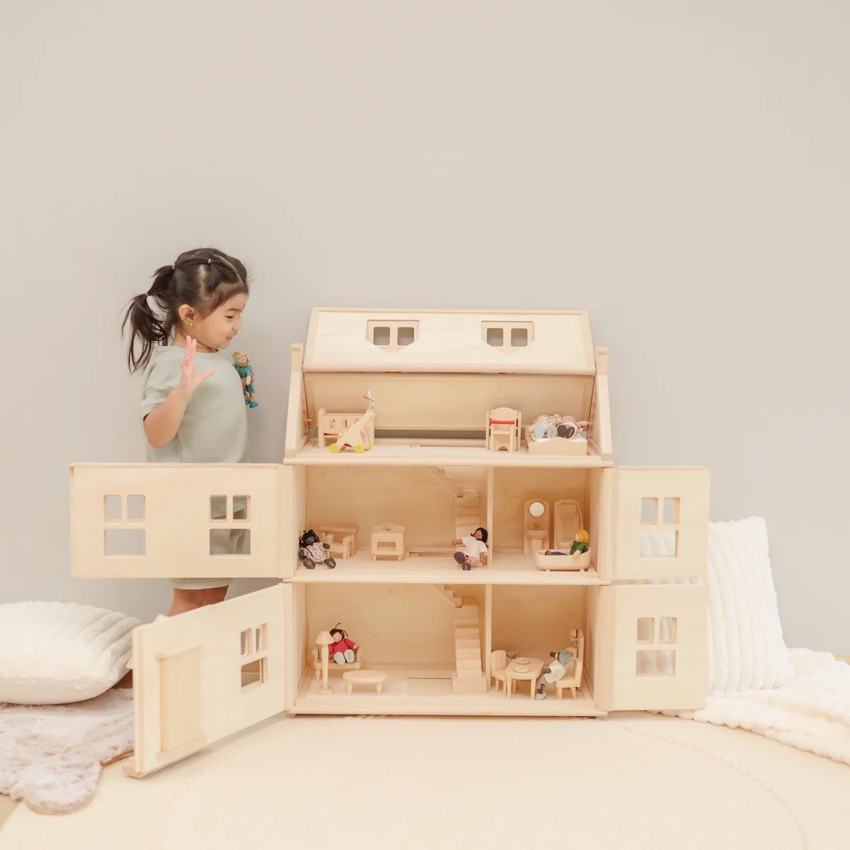 Bundle Victorian Dollshouse With Basement - Image 11