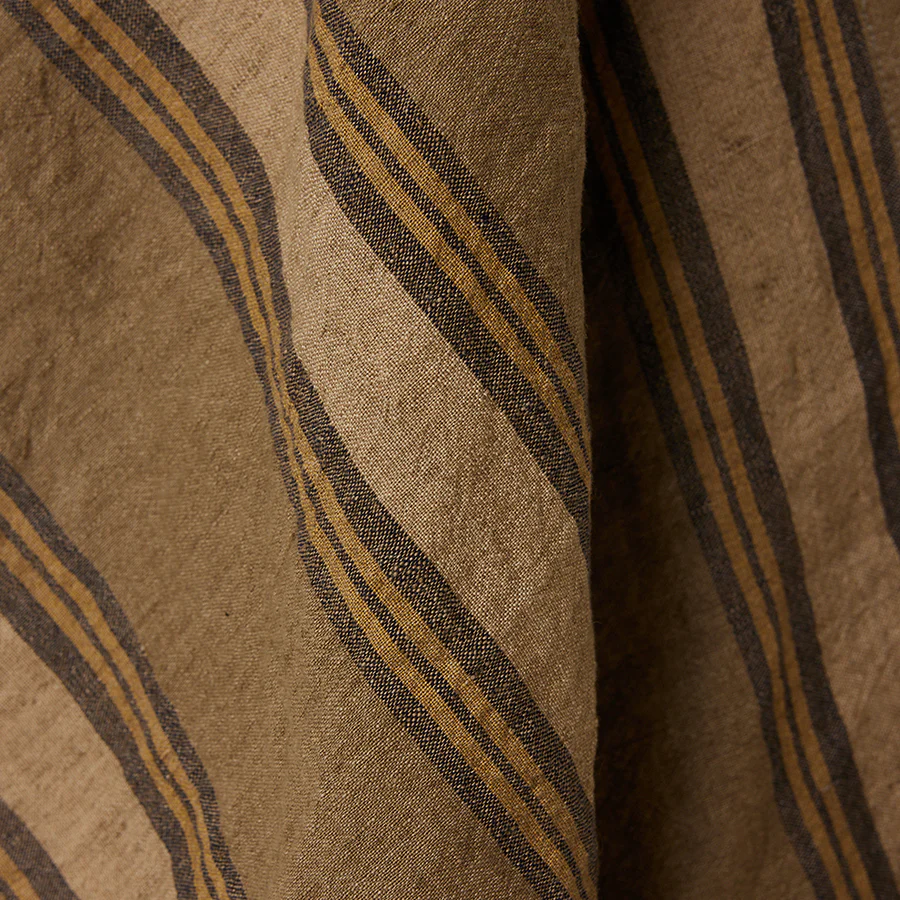 Vida Striped Tea Towel Sand/ Cream 50cm x 70cm