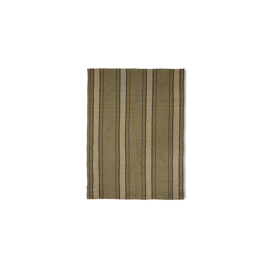 Vida Striped Tea Towel Sand/ Cream 50cm x 70cm - Image 3