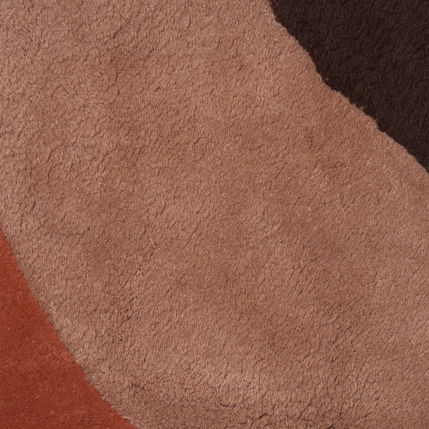 View Tufted Rug Red Brown - Image 4